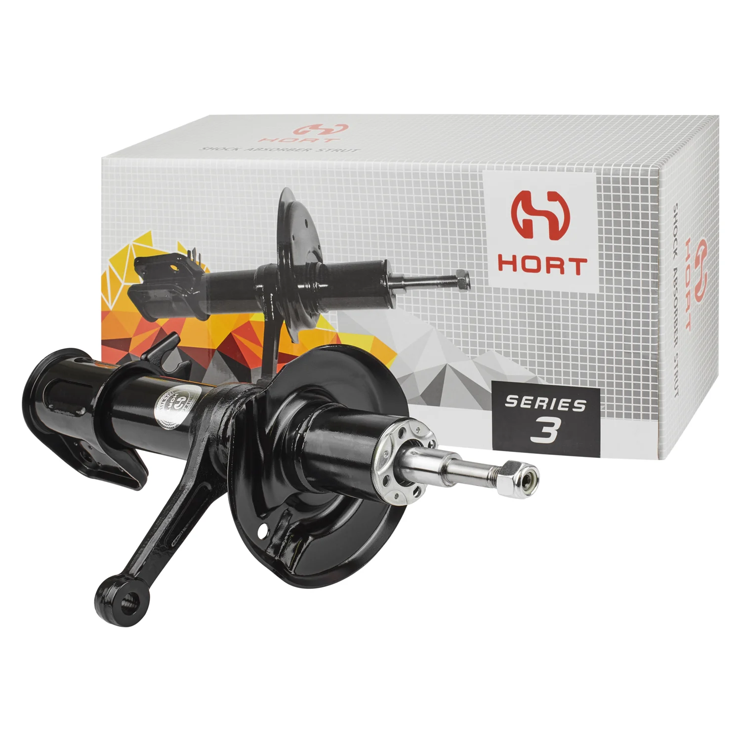 Shock absorber front (strut right dismountable) (oil) HA30170 (HORT)