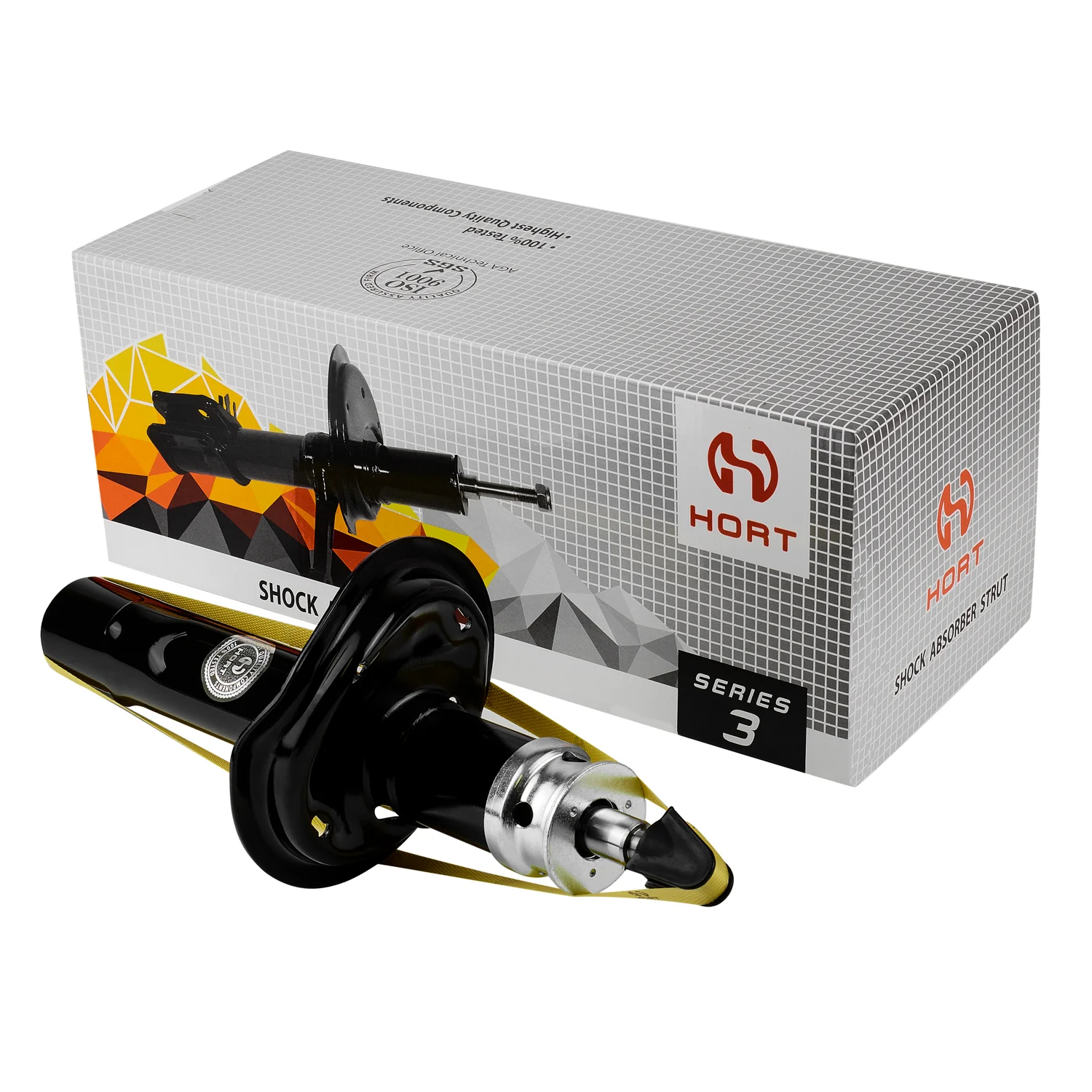 Shock absorber front (strut left) (gas) HA30383 (HORT)