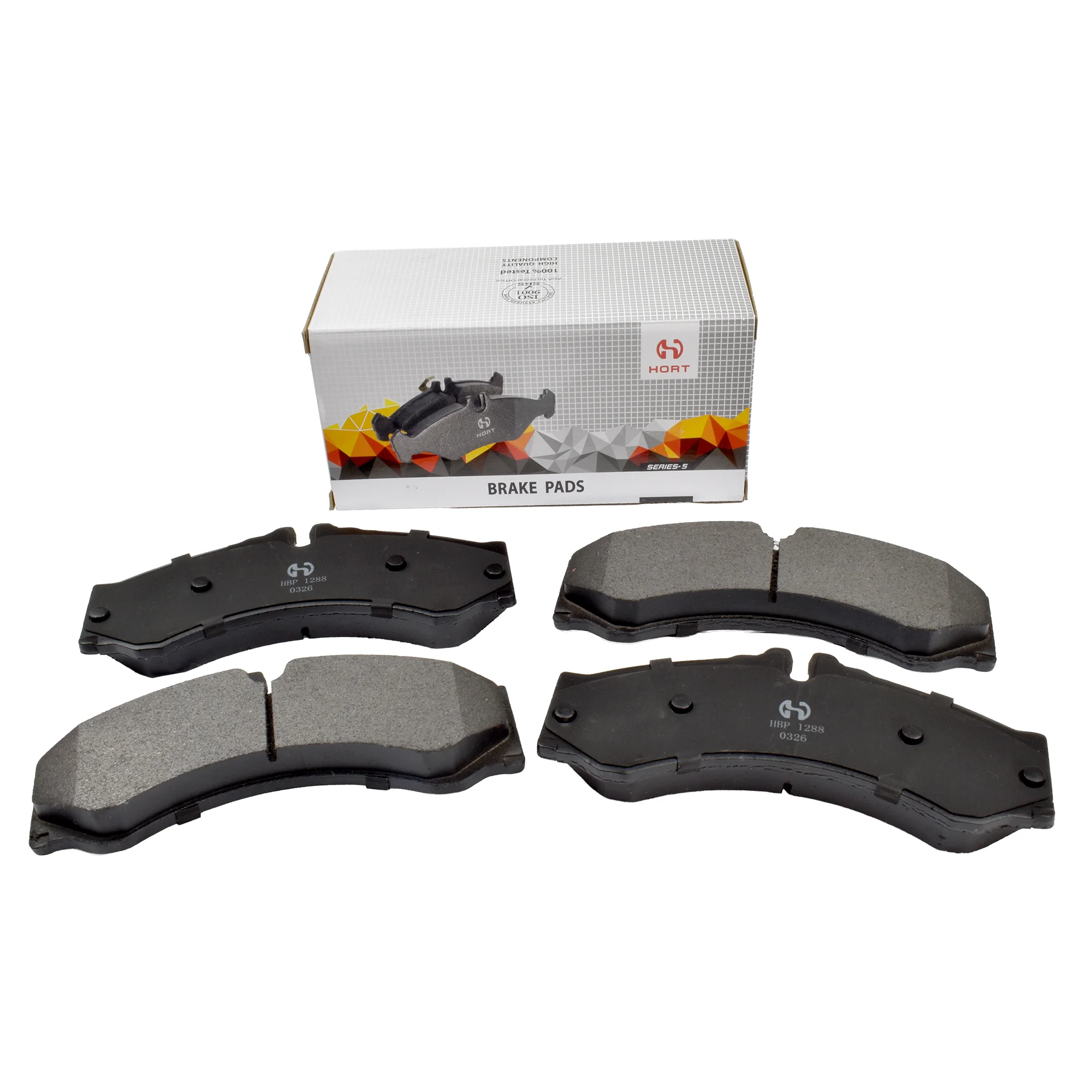 Brake pads front rear HBP1288 (HORT)